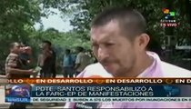 Campesinos de Tibú rechazan declaraciones de Juan Manuel Santos