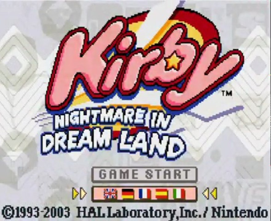 Kirby nightmare in dreamland 1 Speed Land