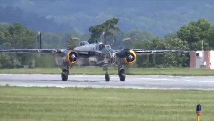 B25 Yankee Warrior taking off