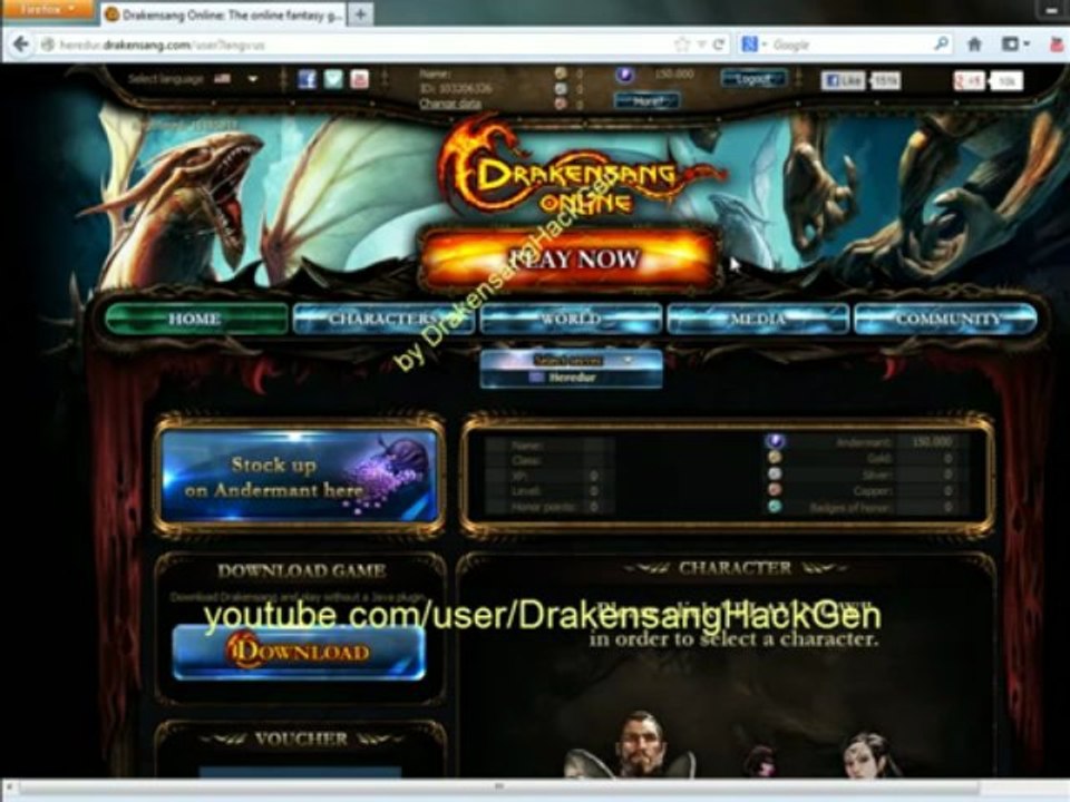 [New Release] Drakensang Andermant Generator - Andermant Hack - Last Update June 2013