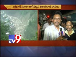 Uttarakhand Telugus reach Vijayawada