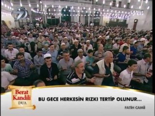 23 Haziran 2013 Kanal7 Necmettin NURSAÇAN Hoca Berat Kandili DUASI
