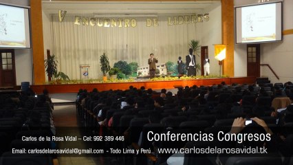 Expositor, Ponente: Conferencista de Motivación | Perú