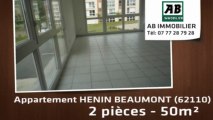 A louer - appartement - HENIN BEAUMONT (62110) - 2 pièces - 50m²