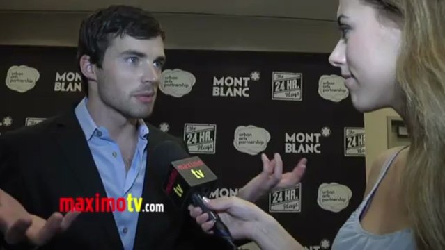 Ian Harding Interview at 3rd annual The 24 Hour Plays in Los Angeles Red Carpet Arrivals