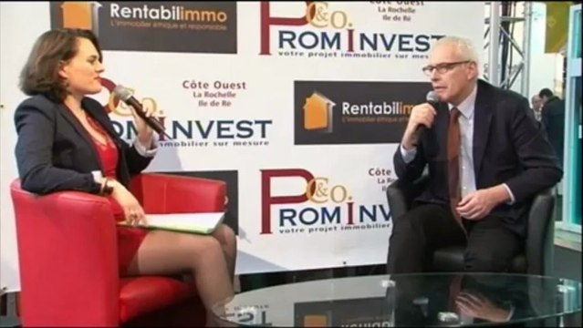 Interview de Mr Gilles Ricour De Bourgies au salon de l'immobilier avec Acheter-Louer.fr
