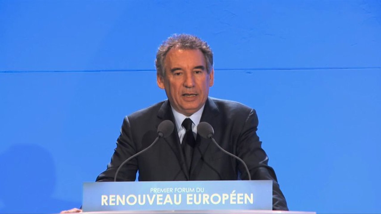 Forum du renouveau européen - Mot d'ouverture de François Bayrou