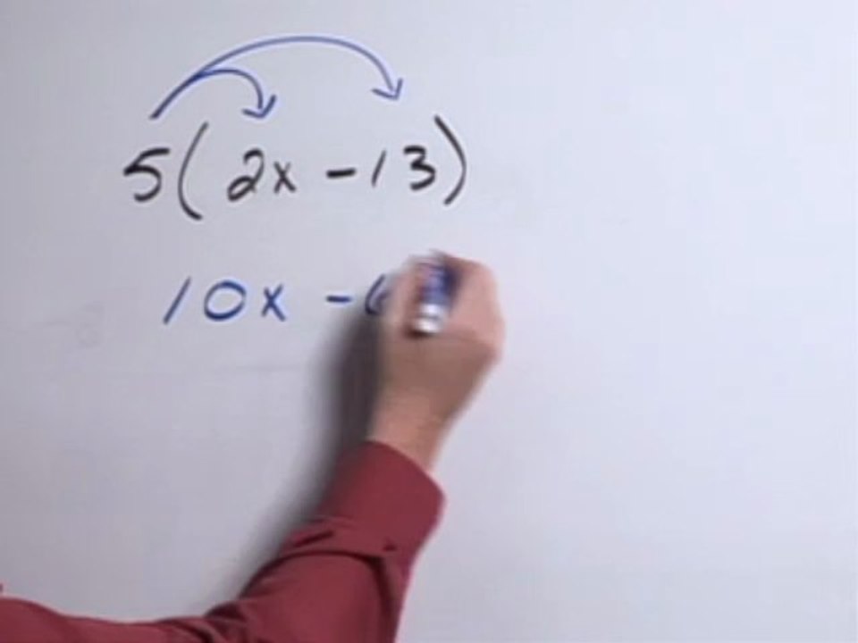 Simplifying the Expression Using Distributive Property