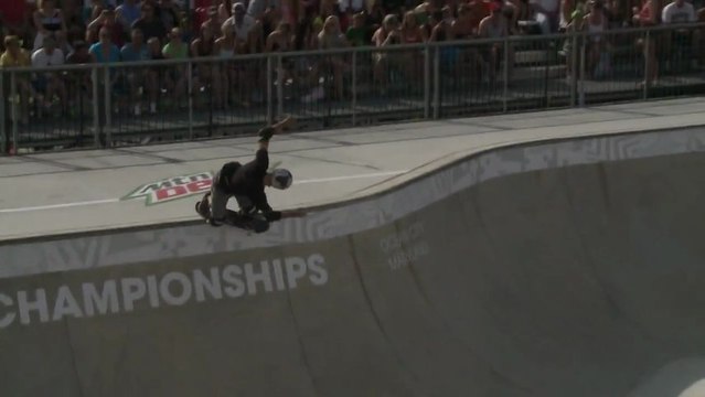 Bucky Lasek Tops Skate Bowl Semi-Finals Dew Tour Beach Championships 2013