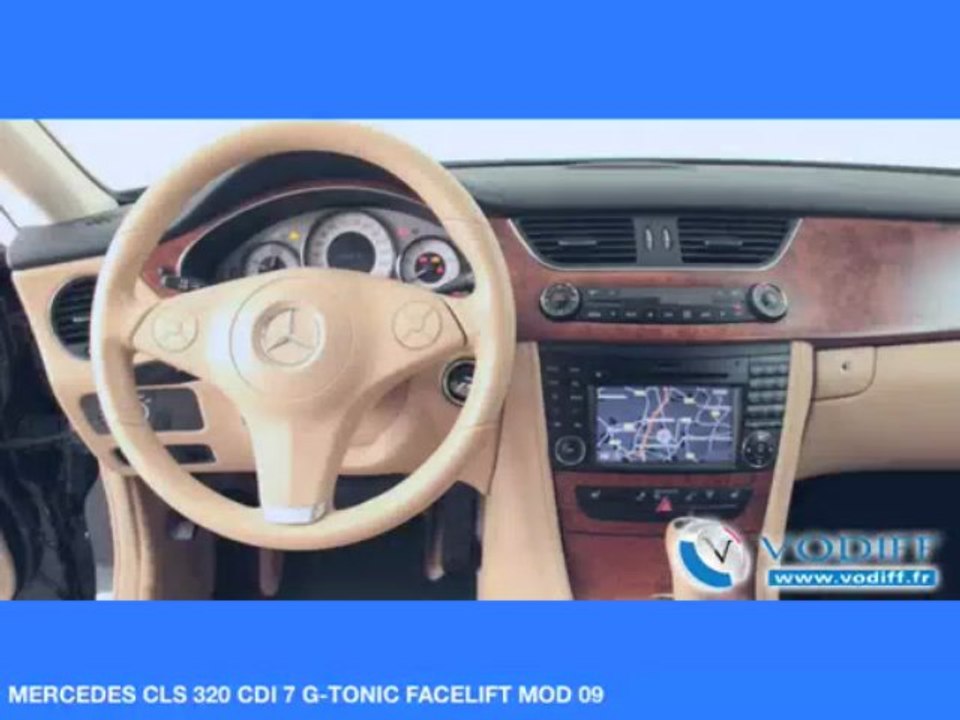 VODIFF : MERCEDES OCCASION ALSACE : MERCEDES CLS 320 CDI 7 G-TONIC FACELIFT MOD 09