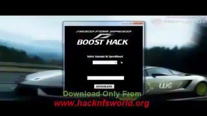 [DOWNLOAD] [2013] [WORKED!!! Need for Speed World [ HACK BOOST and MONEY]