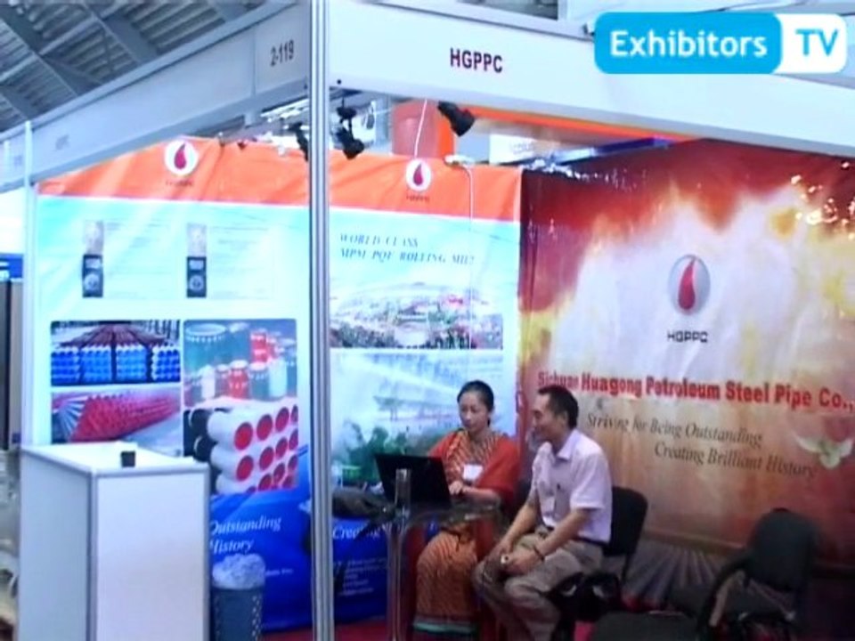 Sichuan Huagong Petroleum Steel Pipe Co., Ltd (HGPPC) manufacturing API Tubing and Casings (Exhibitors TV at POGEE 2013)