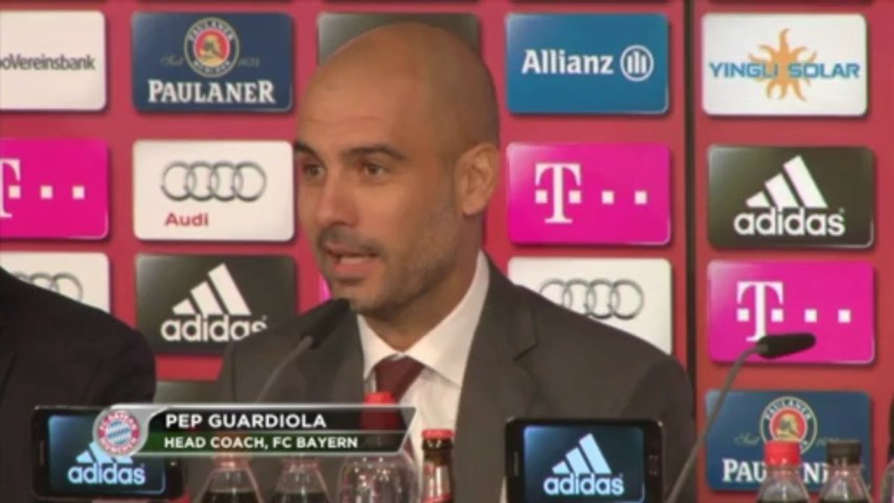 Pep Guardiola ist da! Die ersten Worte des neuen Bayern-Trainers