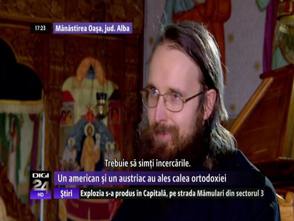 CALUGARII STRAINI DE LA OASA CONVERTITI DE LA CATOLICISM: parintele Sava si Serafim