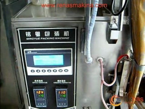 4 köşe el beslemeli paketleme makinası