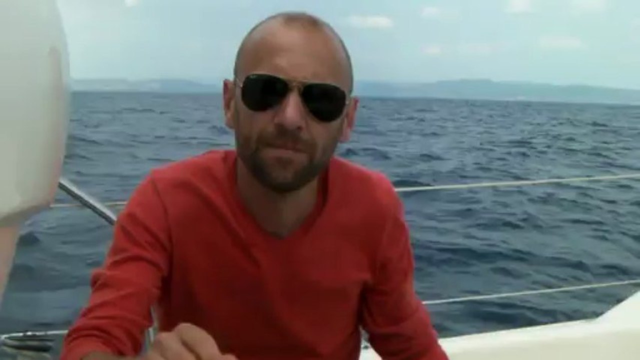 Malo à la barre; en route pour Port Cros