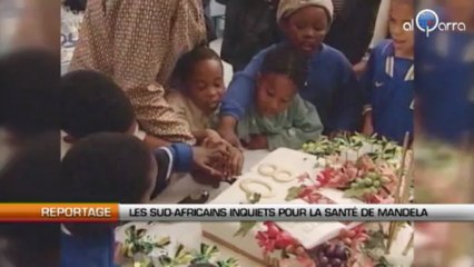 Les sud-africains inquiets pour la santé de Mandela