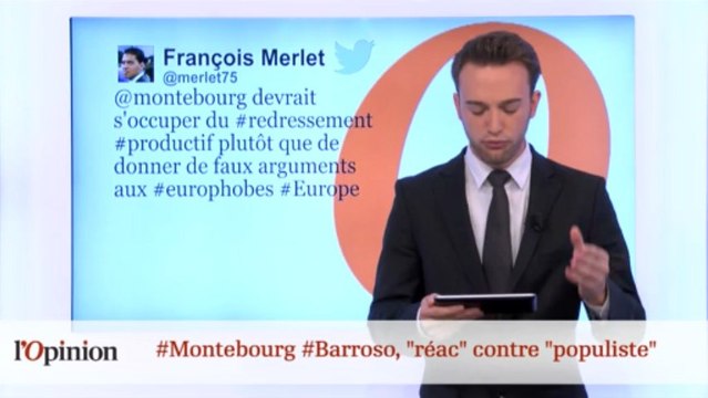#tweetclash : #Montebourg #Barroso, réac contre populiste
