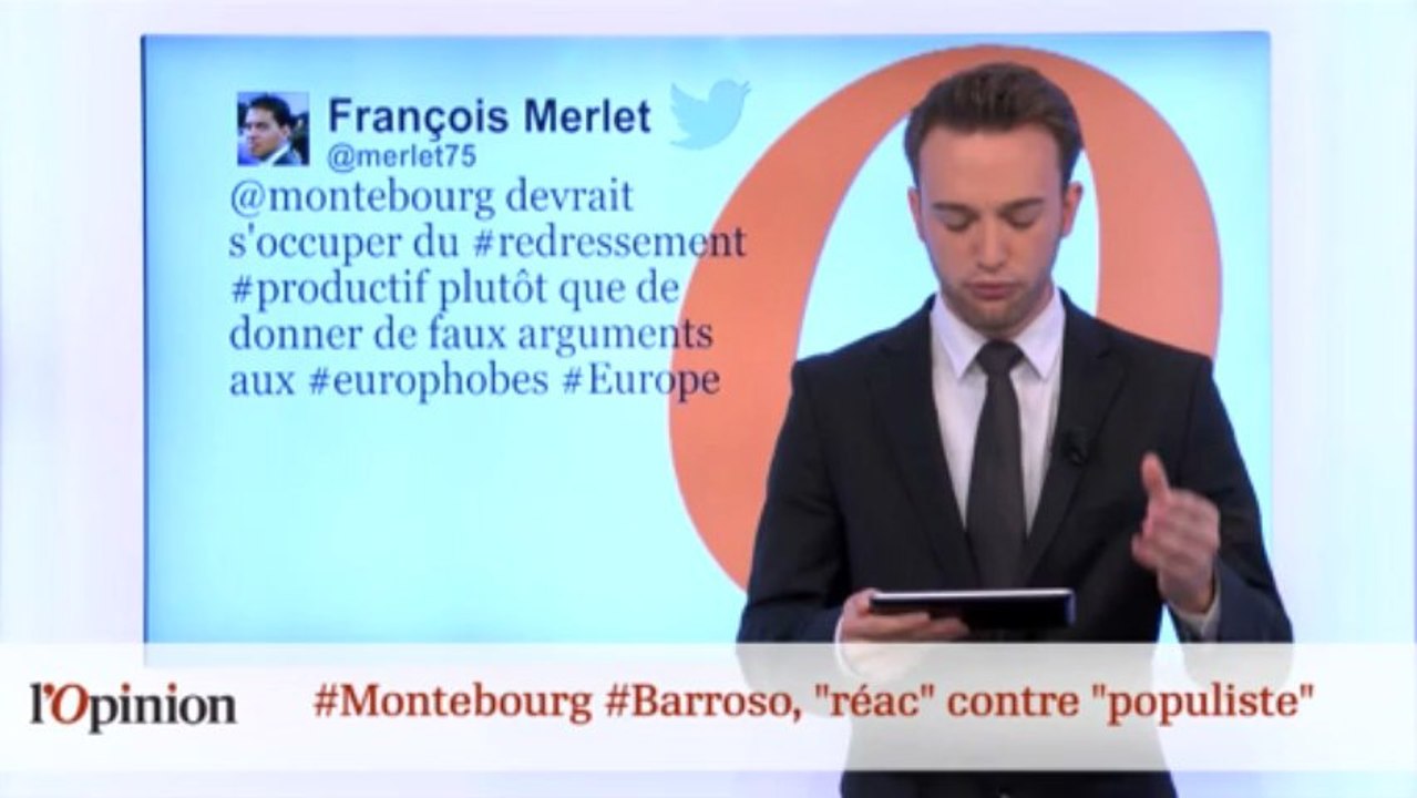 #tweetclash : #Montebourg #Barroso, "réac" contre "populiste"