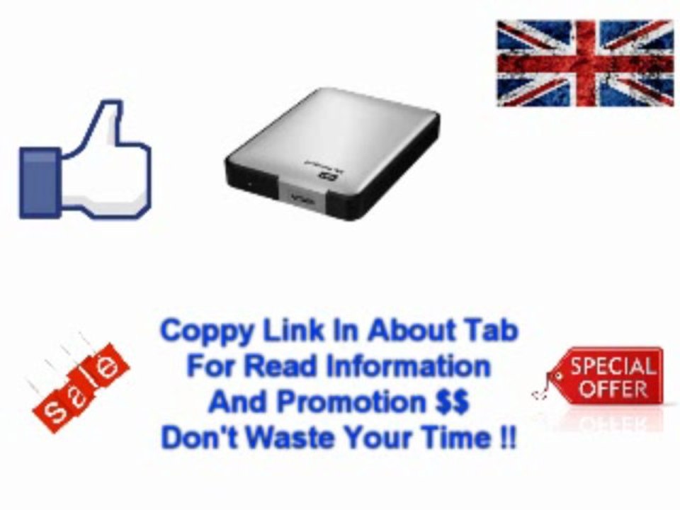$( Ohh God WD My Passport 1TB Portable Hard Drive - Silver UK Shopping Deals ^#