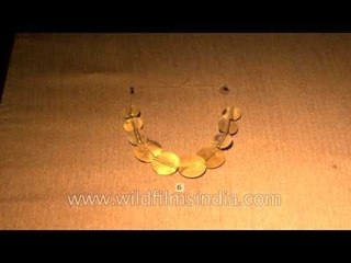Gold ornaments, reported from Khirsara in Gujarat at an exhibition, Rediscovering India 1961-2011
