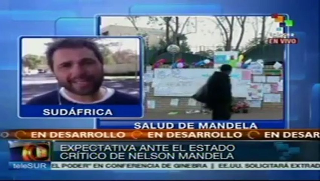 Decae salud de Nelson Mandela
