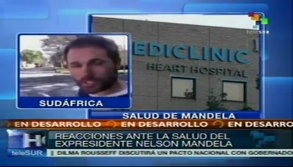 Decae salud de Nelson Mandela