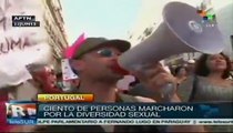 Marchan en Lisboa a favor de la diversidad sexual