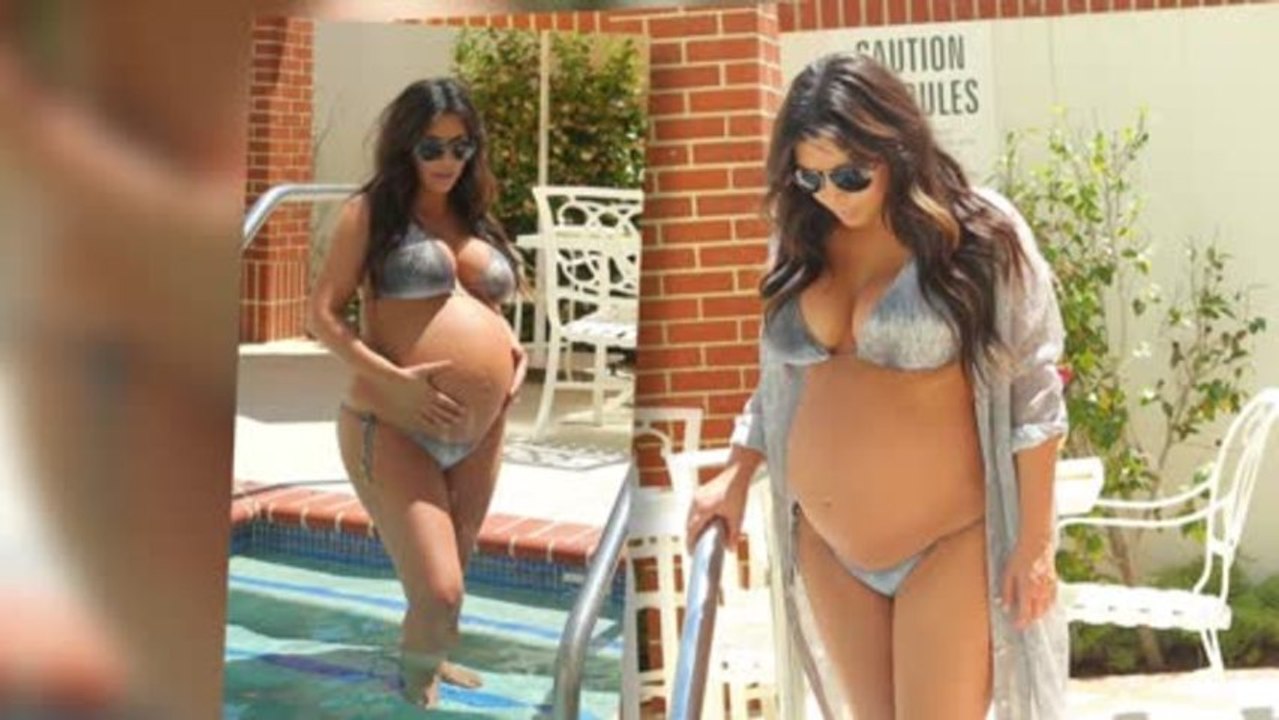 Kim Kardashian im Bikini