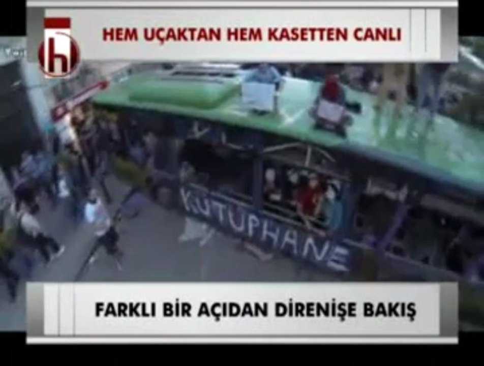 TAKSİM HAVADAN GEZİ PARKI DİRENİŞİ 2