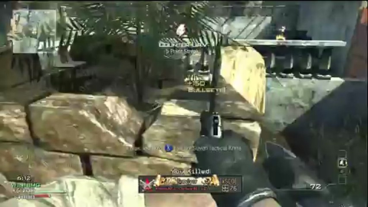 MW3 Team Throwing Knife #20 - With Drift0r