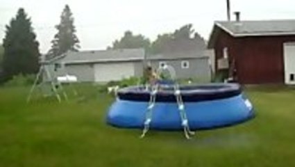 The Saddest Pool Jump Ever Attempted