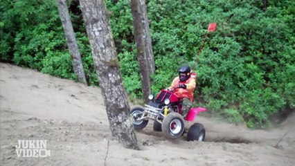ATV Gymnastics | Banshee Hill Climb Crash