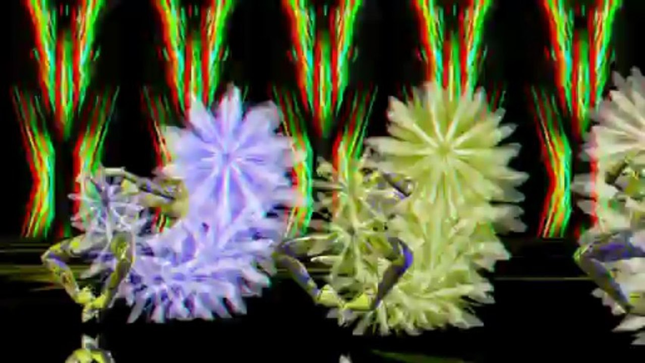 Illusion : dessin animé Anaglyphe version