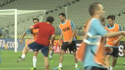Copa Confederaciones - Cesc y Soldado, duda ante Italia