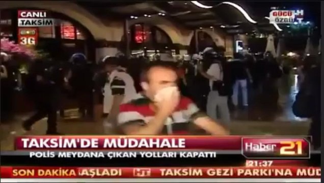 Habertürk TV Muhabirine Canlı Yayında Tokat