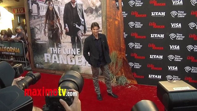 Sharlto Copley The Lone Ranger Premiere Disney California Adventure Park