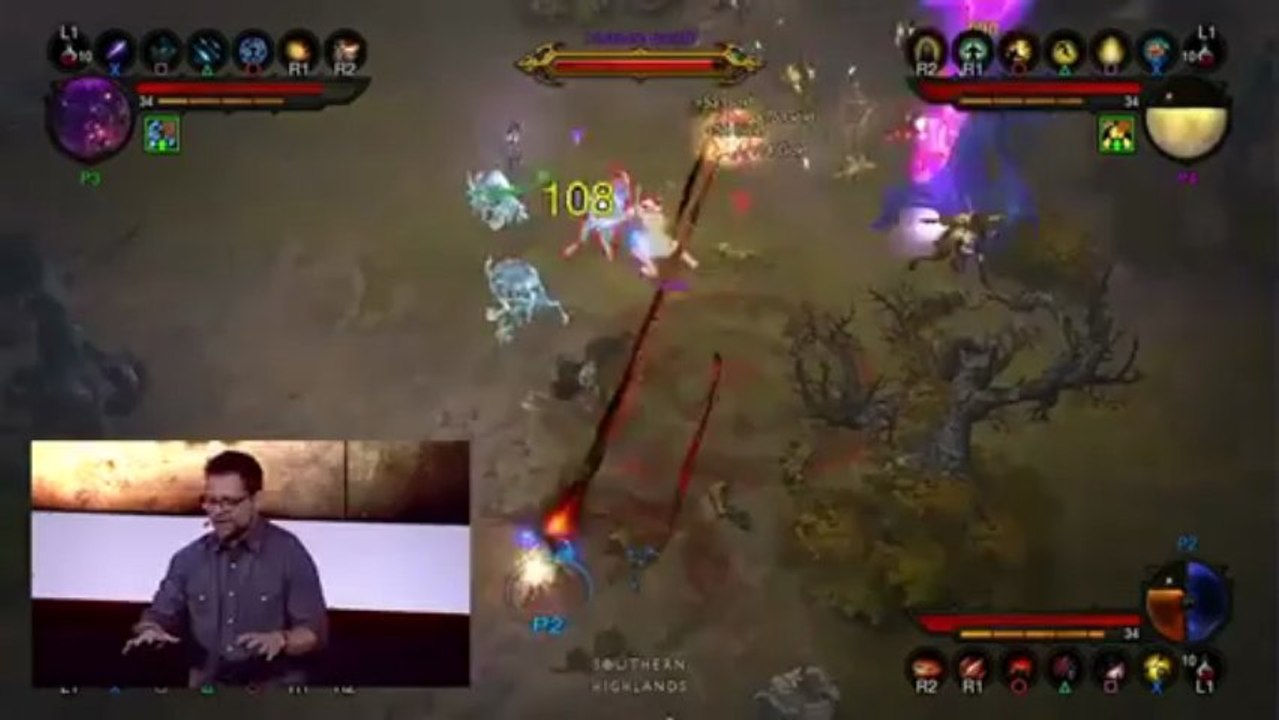 Diablo 3 Multiplayer Gameplay PS3