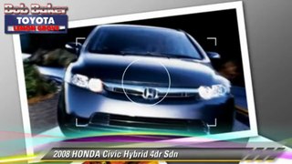 2008 HONDA Civic Hybrid 4dr Sdn - Bob Baker Toyota, Lemon Grove