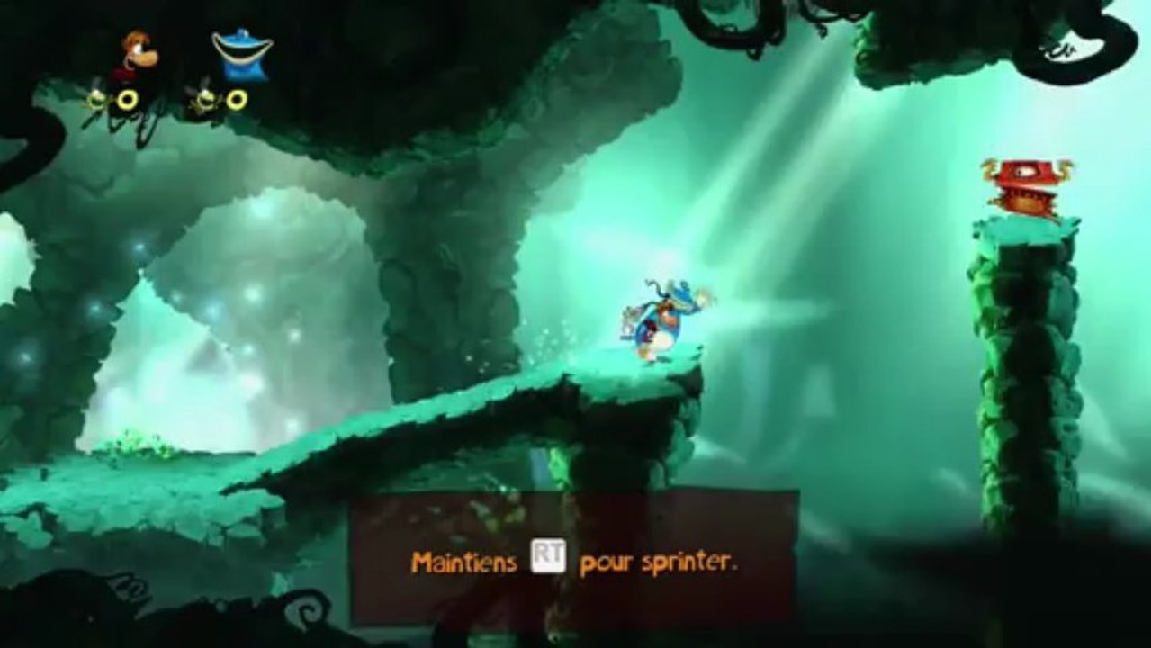 Rayman Origins ►special coffre a patte du 1er monde