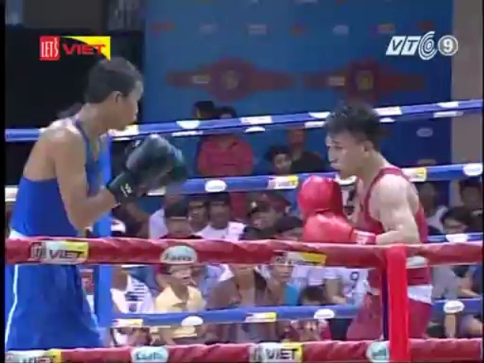 Giải boxing - Trận 5: Võ sĩ Đỗ Huỳnh Duy (Quân đội) - Ngô Việt Nhật (Q. Ngãi)