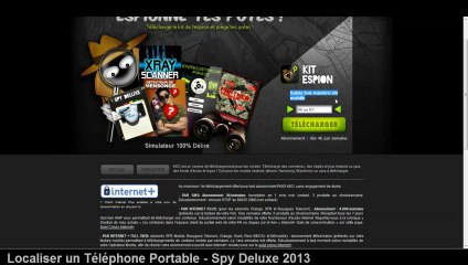 Localiser un Téléphone Portable - Spy Deluxe 2013