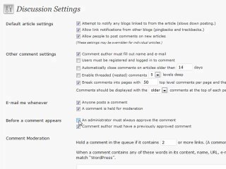 Learn About the Discussion Settings in Wordpress
