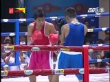 Giải boxing - Trận 6: Võ sĩ Nguyễn Thế Kiệt (Đắc Lắc) - Bùi Ngọc Dũng (H. Phòng)