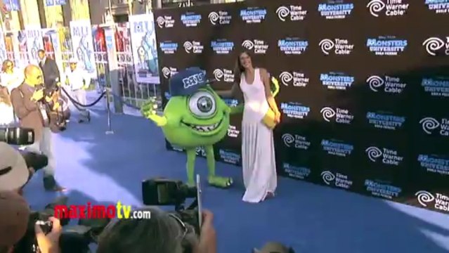 Alessandra Ambrosio Monsters University World Premiere Blue Carpet Arrivals