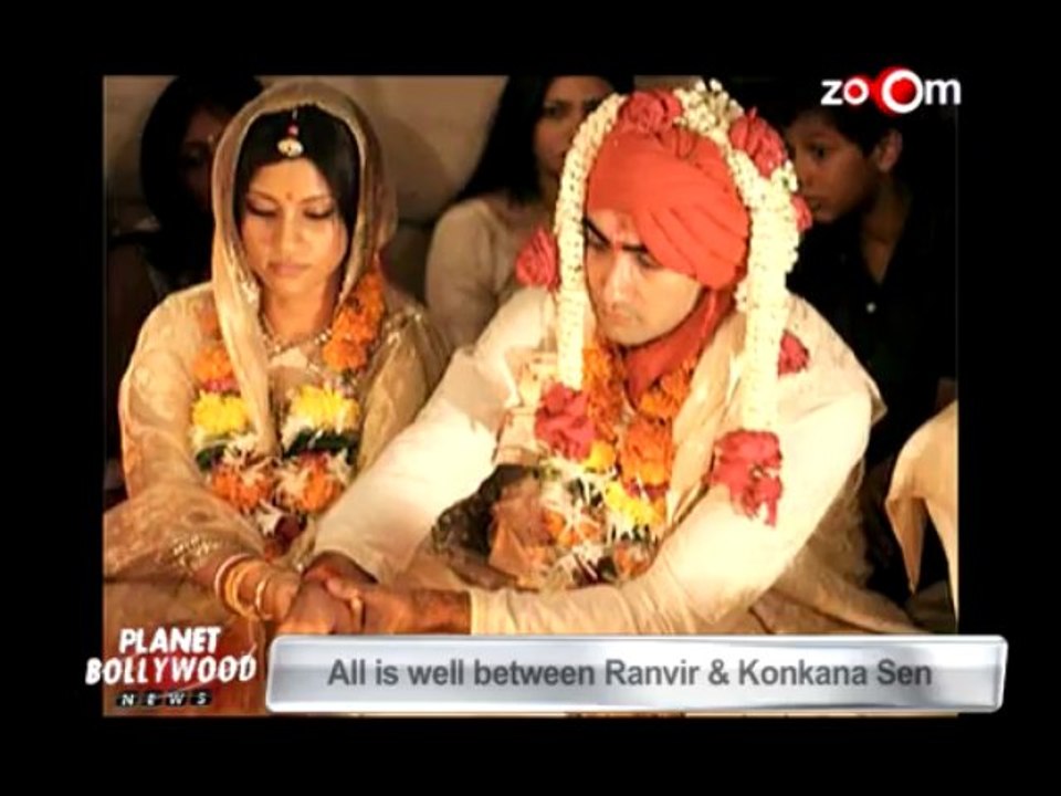 All is well between Ranvir & Konkana Sen