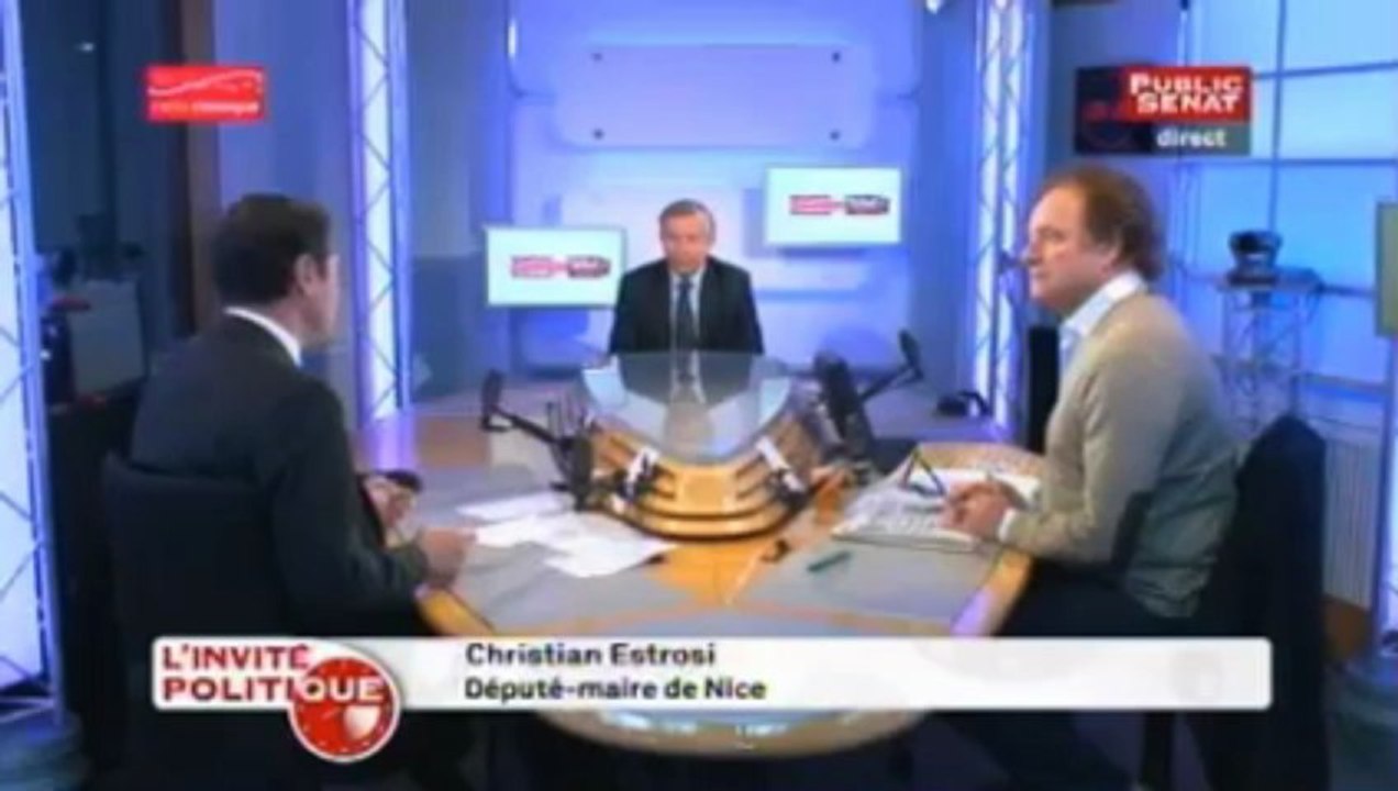 Radio Classique et Public Sénat  l'invité Politique Christian Estrosi