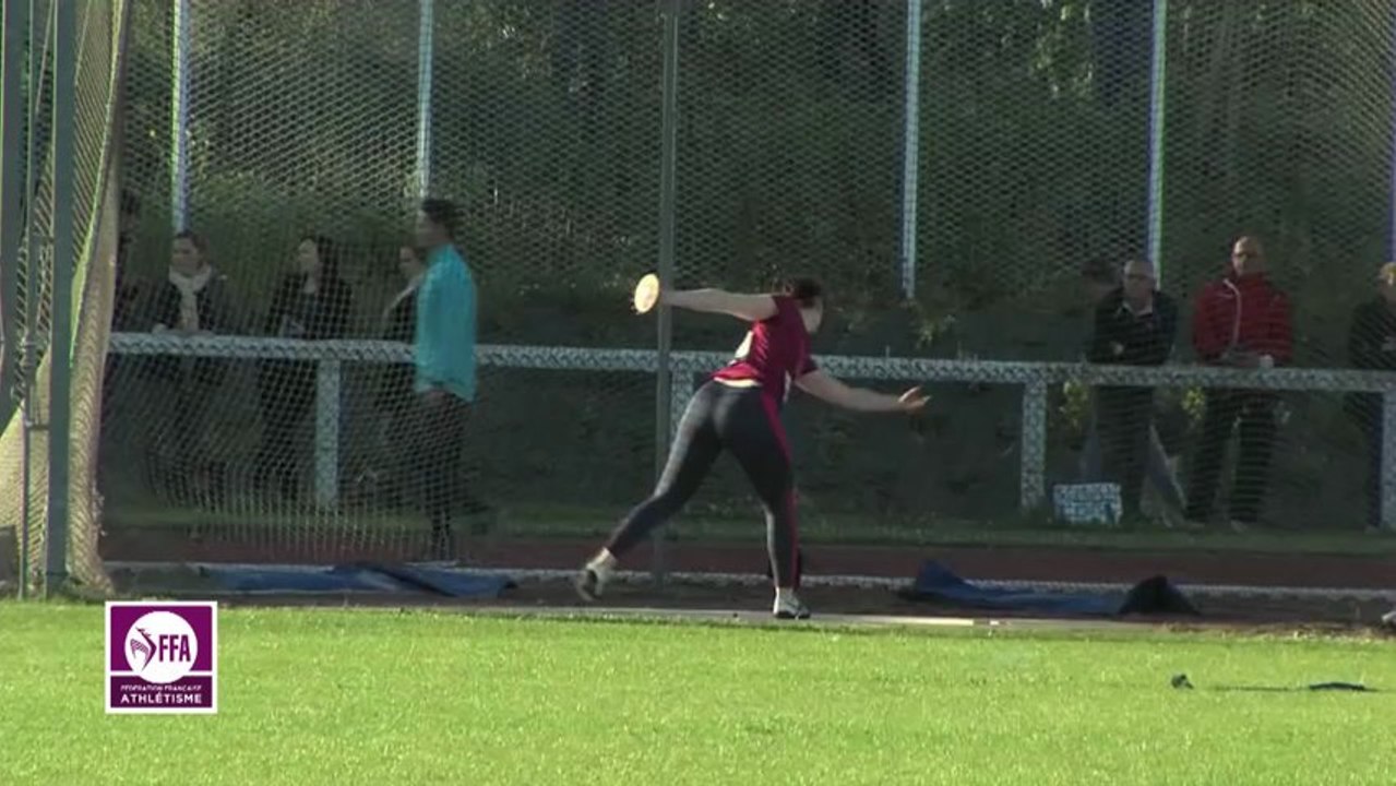 Lancer du disque F Meeting Hérouville 2013