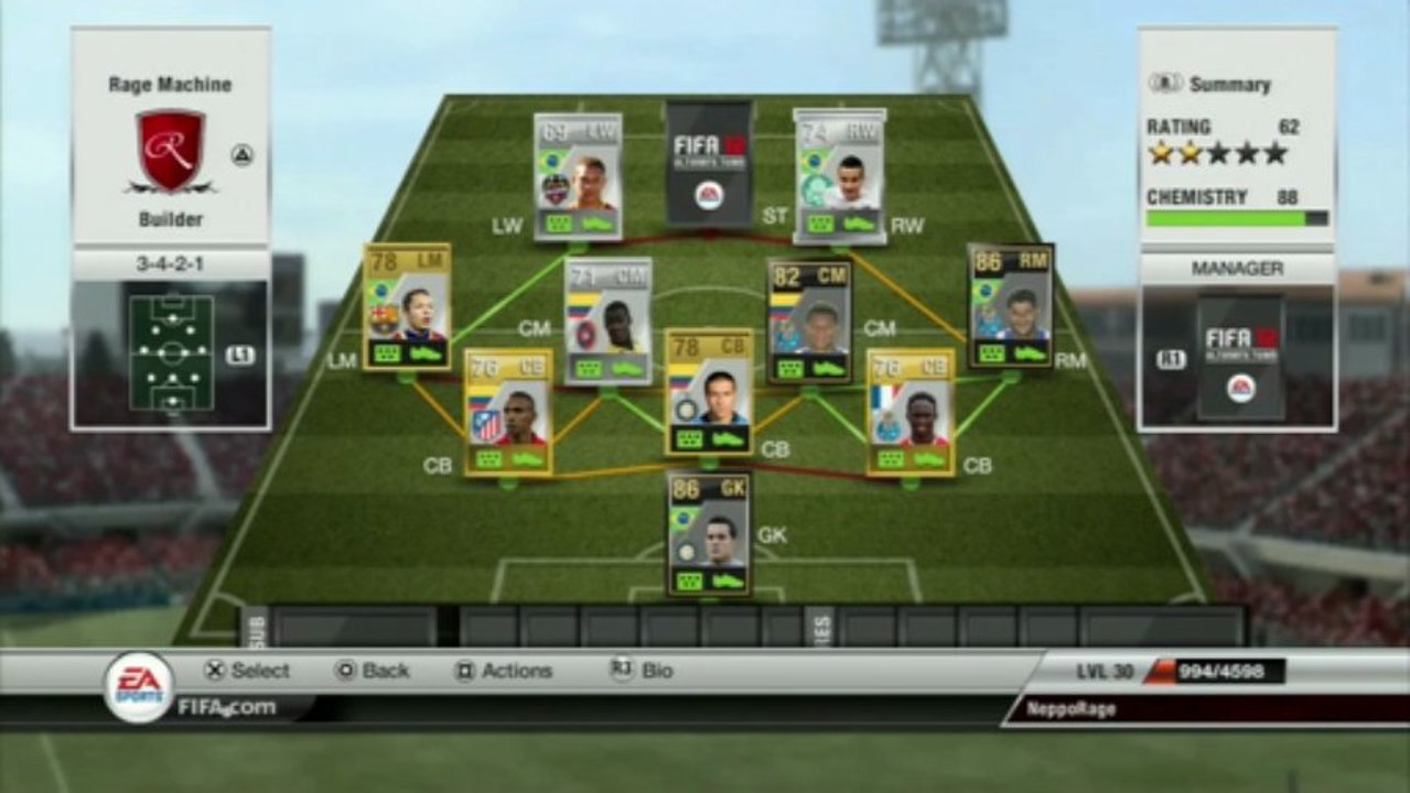 Squad Builder - A Real Hybrid