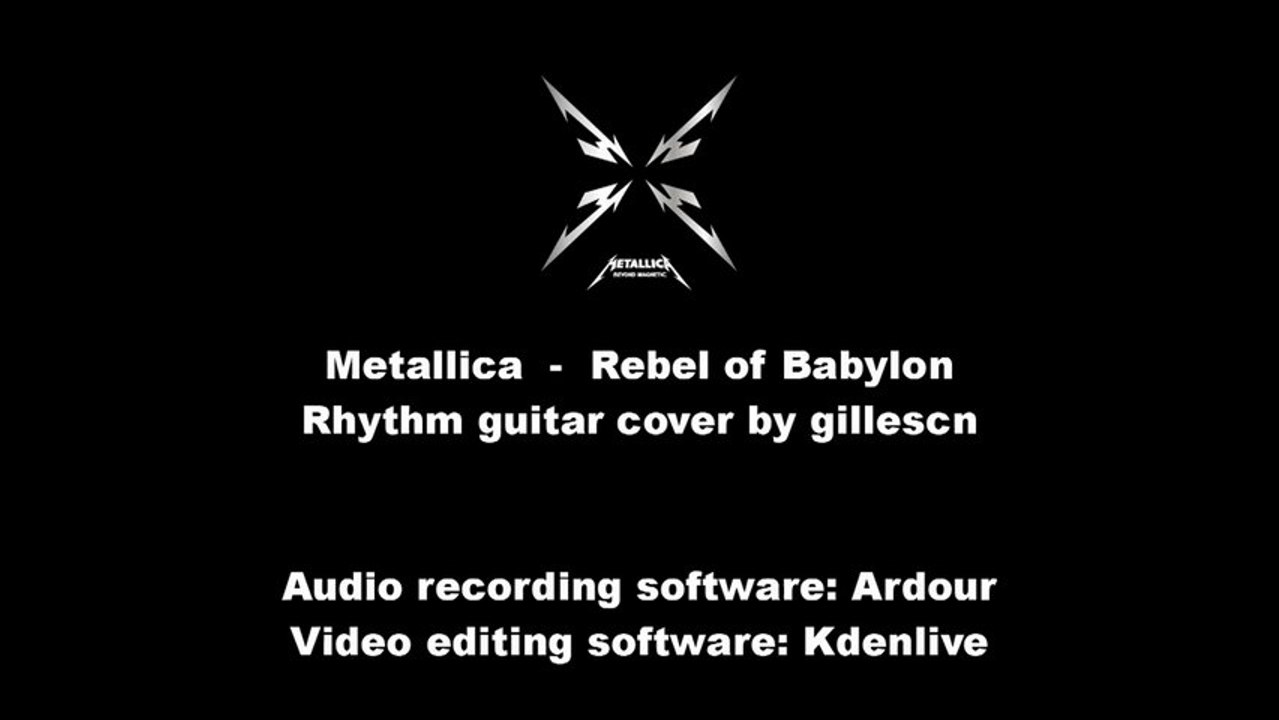 Metallica - Rebel of Babylon (Rhythm Guitar Cover)
